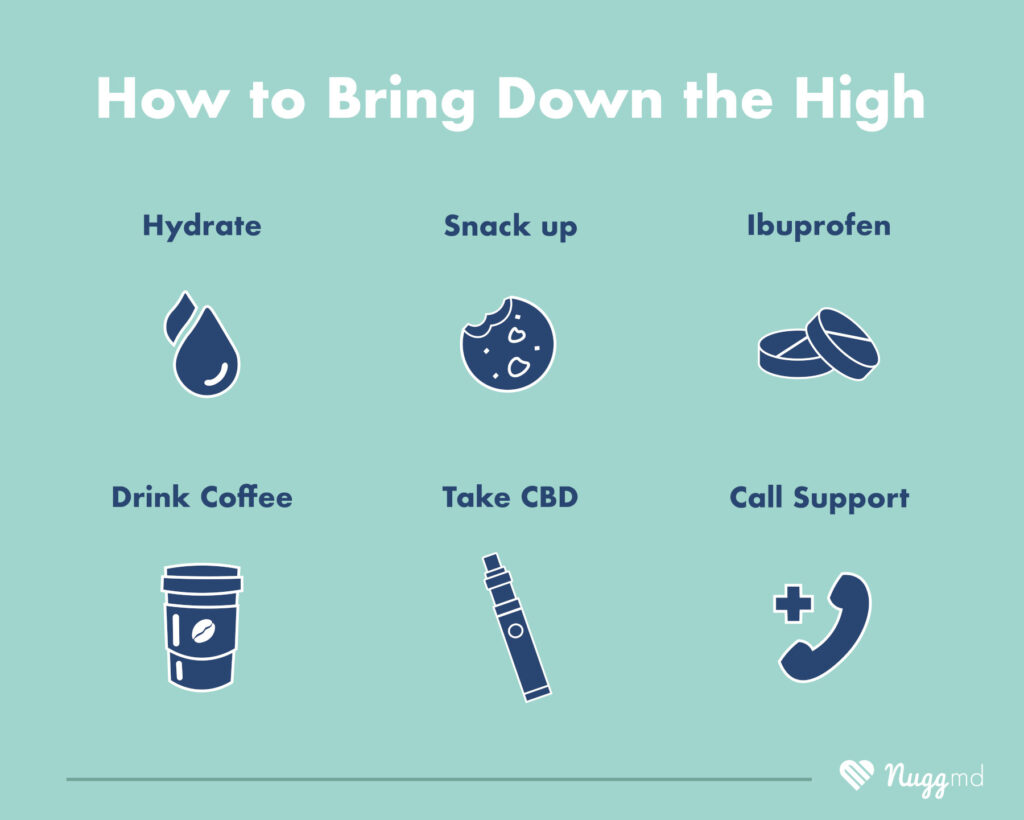 how to bring down the high