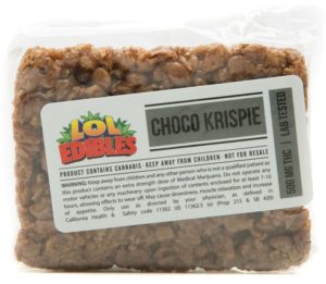 LOL Edibles krispy cereal bars