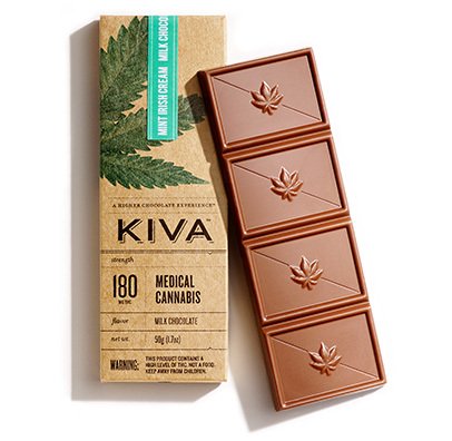 Kiva Bar Mint Irish Cream