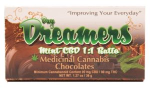 Mint CBD 1:1 Ratio bar Day Dreamers