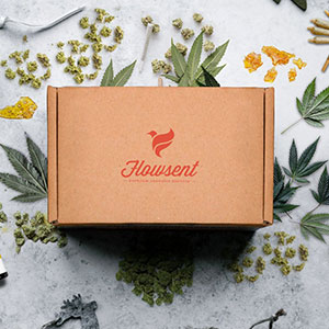 Flowsent cannabis subscription box