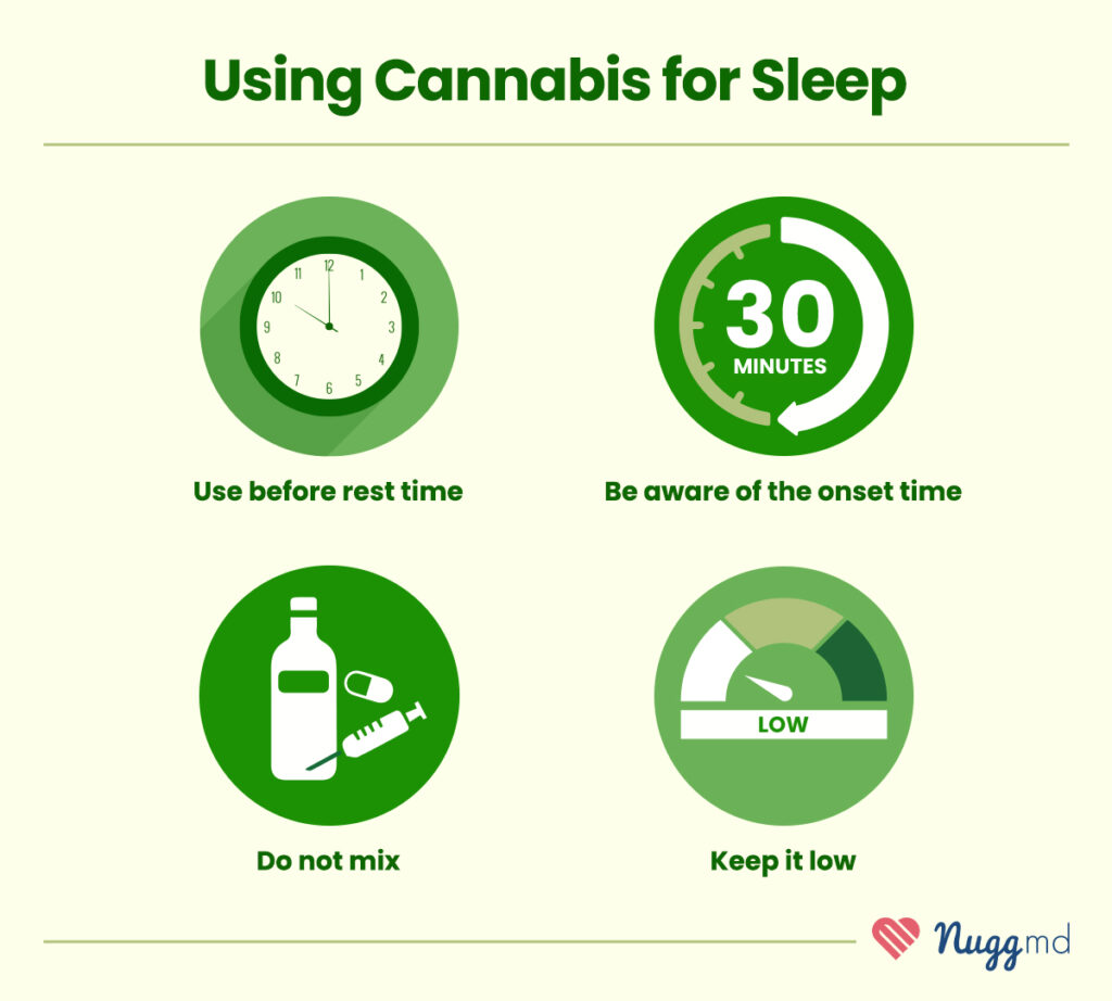 Tips for using cannabis as a sleep aid