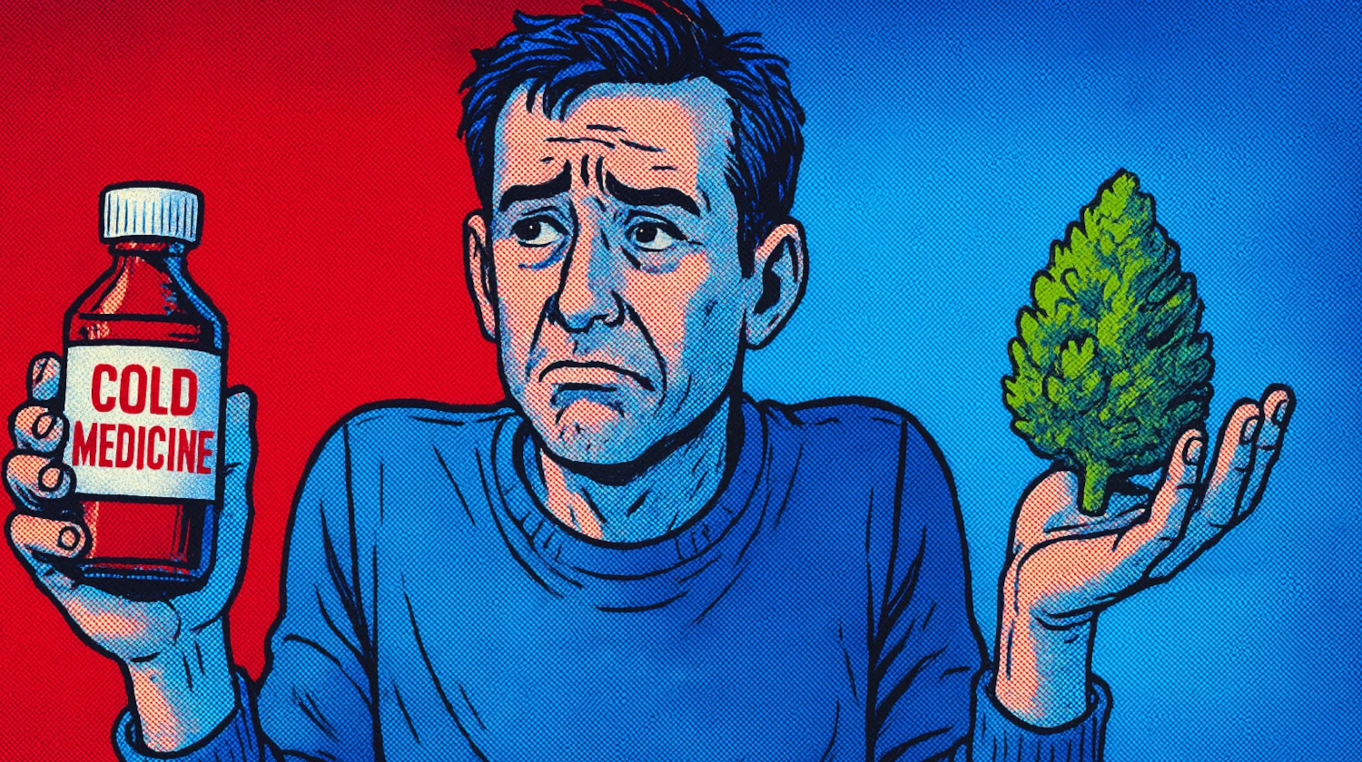 Can you mix NyQuil and weed?
