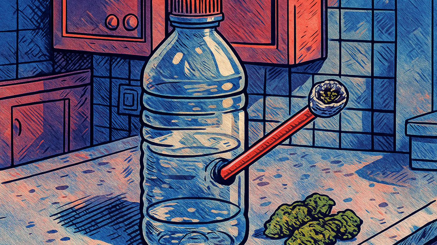 How to make a water bottle bong