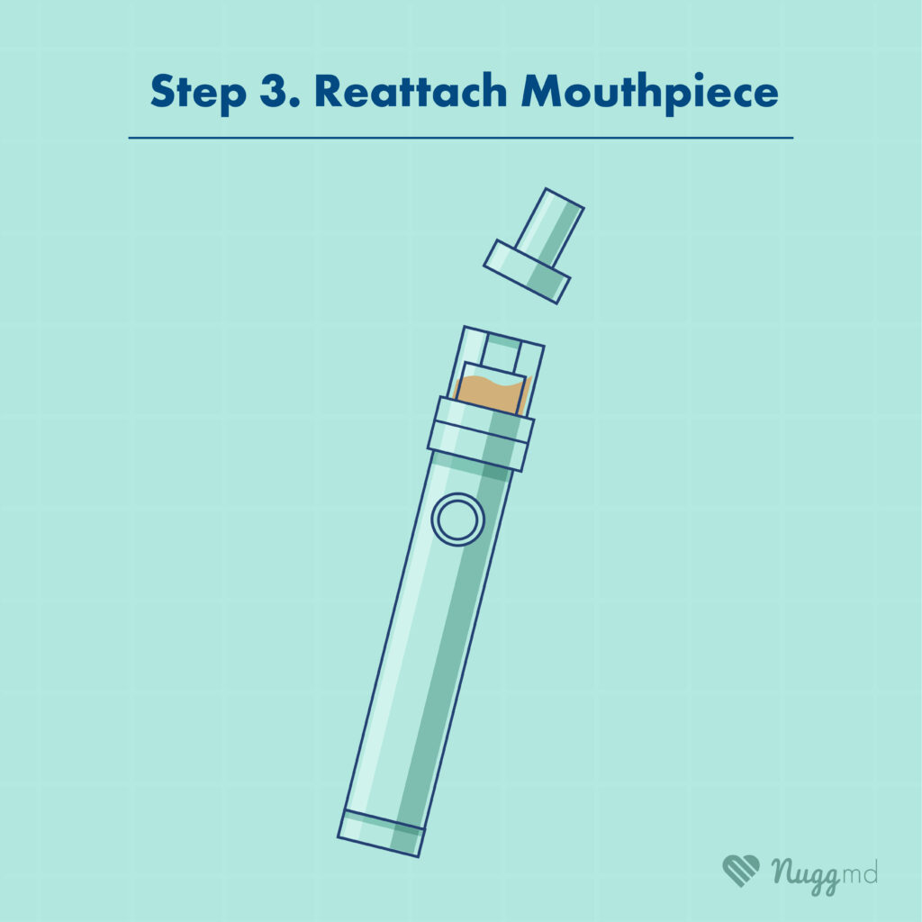 reattach wax pen mouthpiece