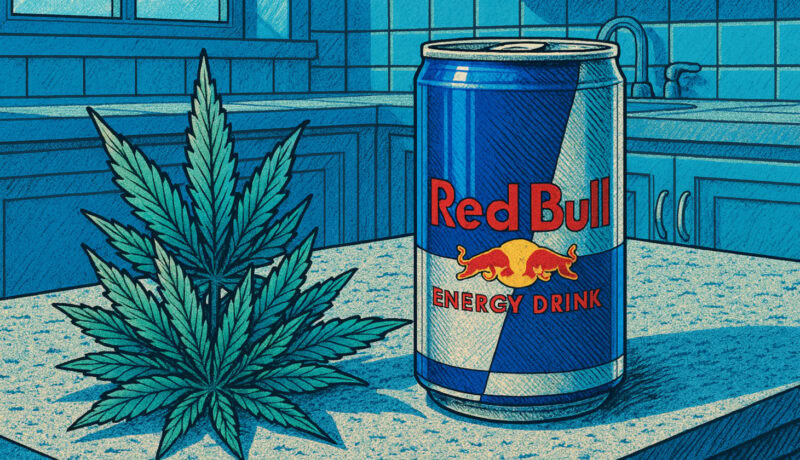 Is it safe to mix Red Bull and weed?