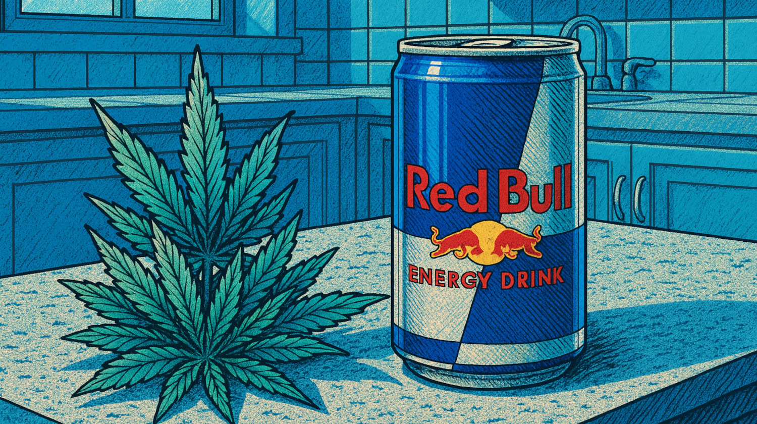Is it safe to mix Red Bull and weed?