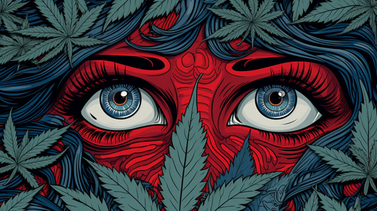 Does CBD make your eyes red?