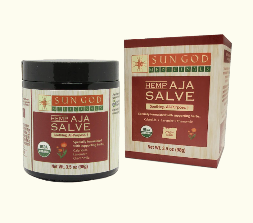 Sun God Medicinals' Aja All-Purpose Hemp Salve 