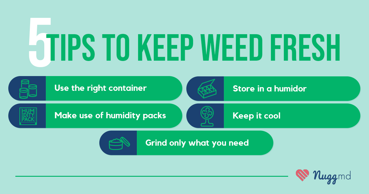 Tips to keep weed fresh