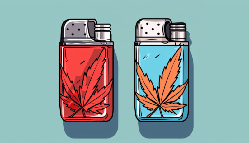 Can you hit a cartridge with a lighter?
