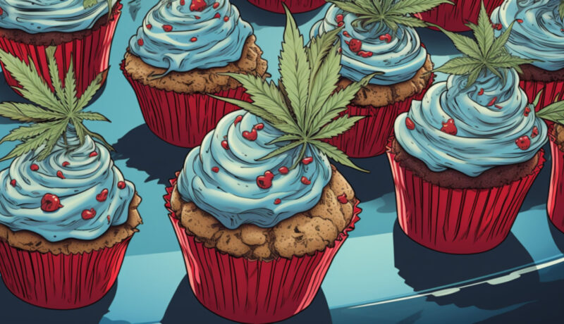 Weed Cupcakes