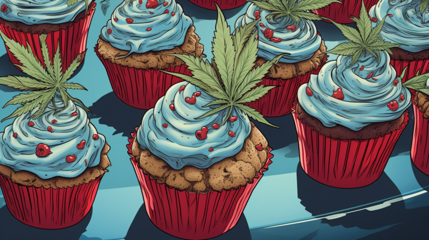 Weed Cupcakes