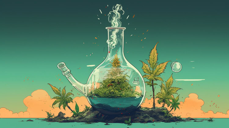How to clean a bong with household items