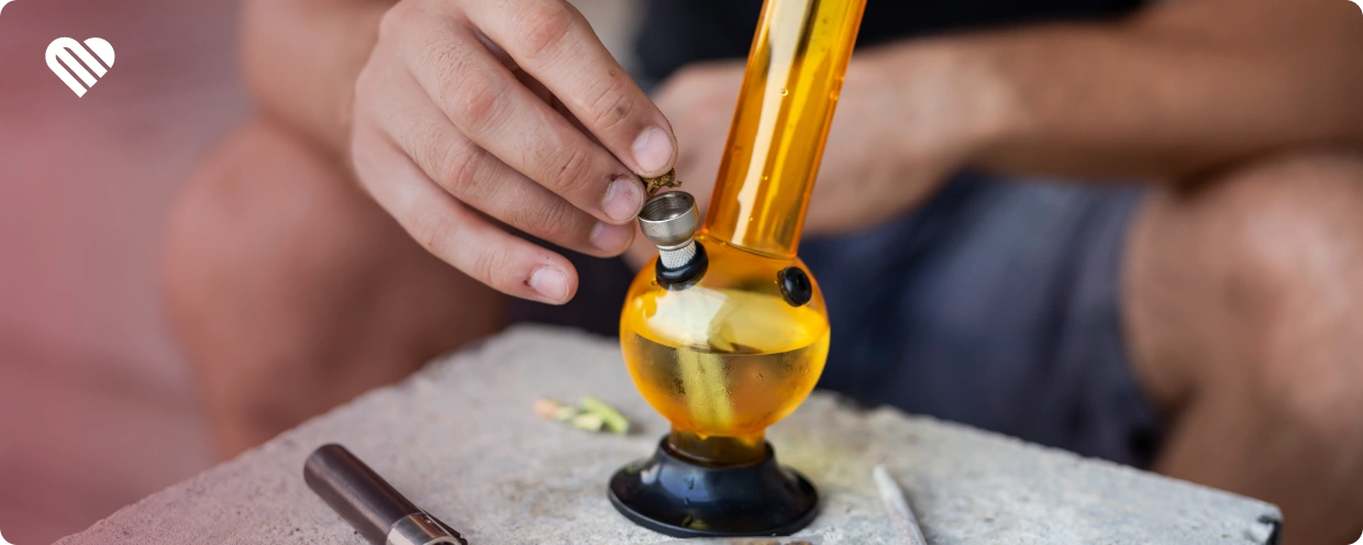 why put ice in a bong?