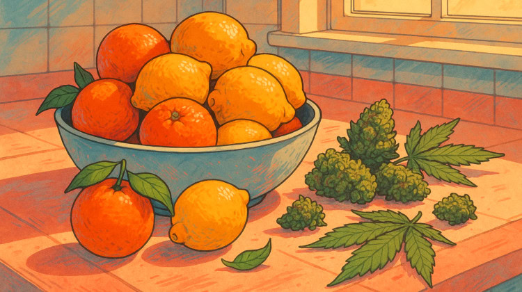 What does the limonene terpene smell like?