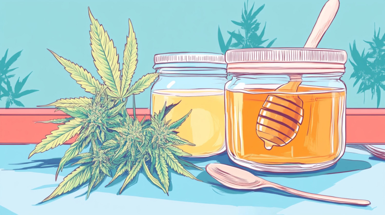 Cannabis infused honey
