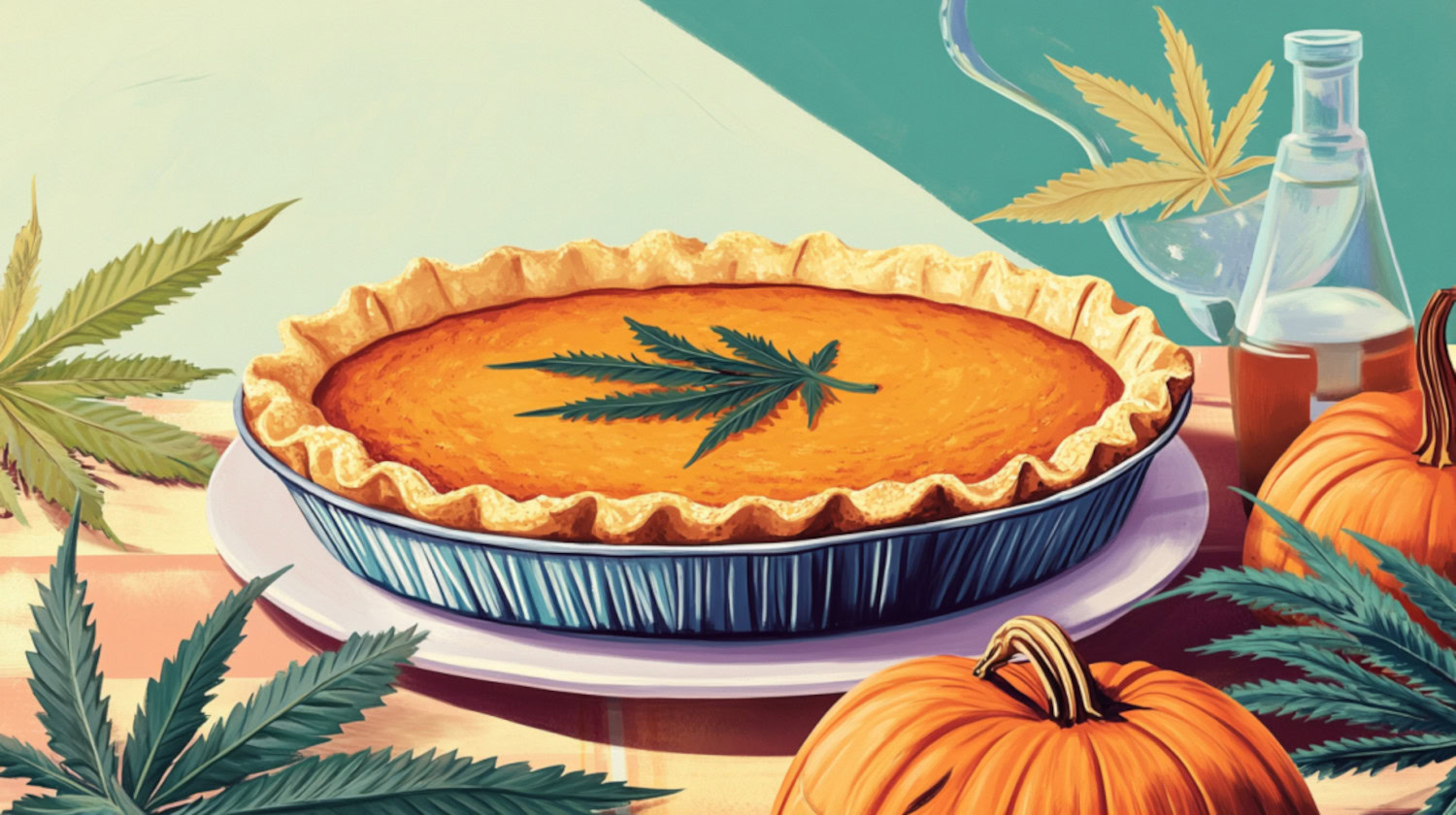 Cannabis infused pumpkin pie recipe
