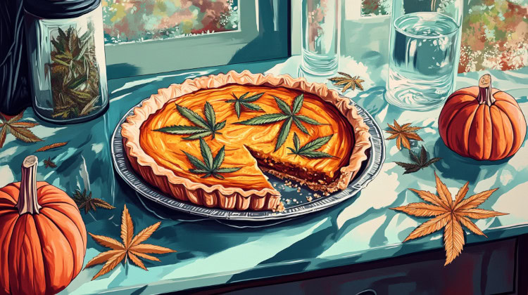 Cannabis infused pumpkin pie ingredients