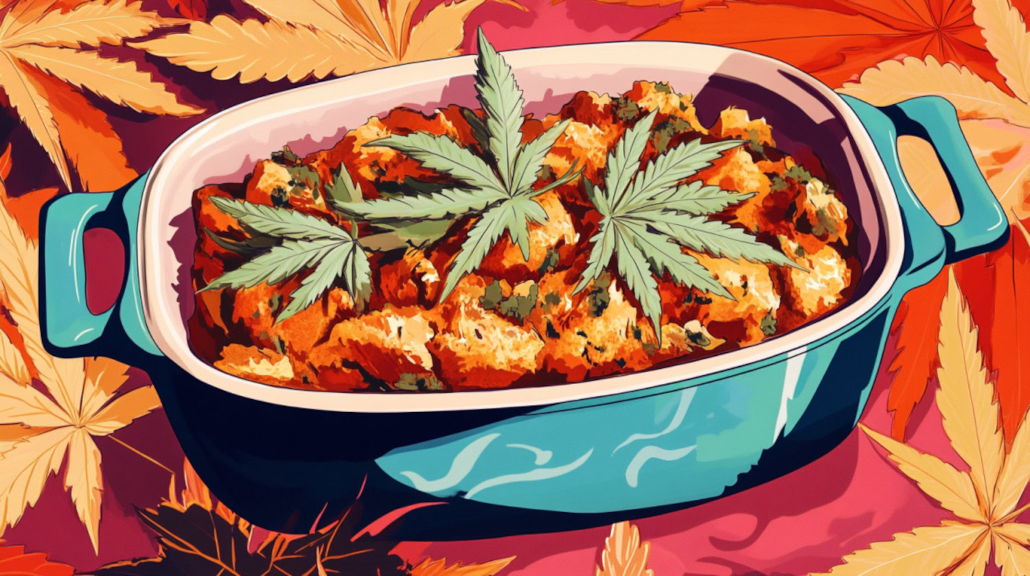 Cannabis infused Thanksgiving stuffing recipe