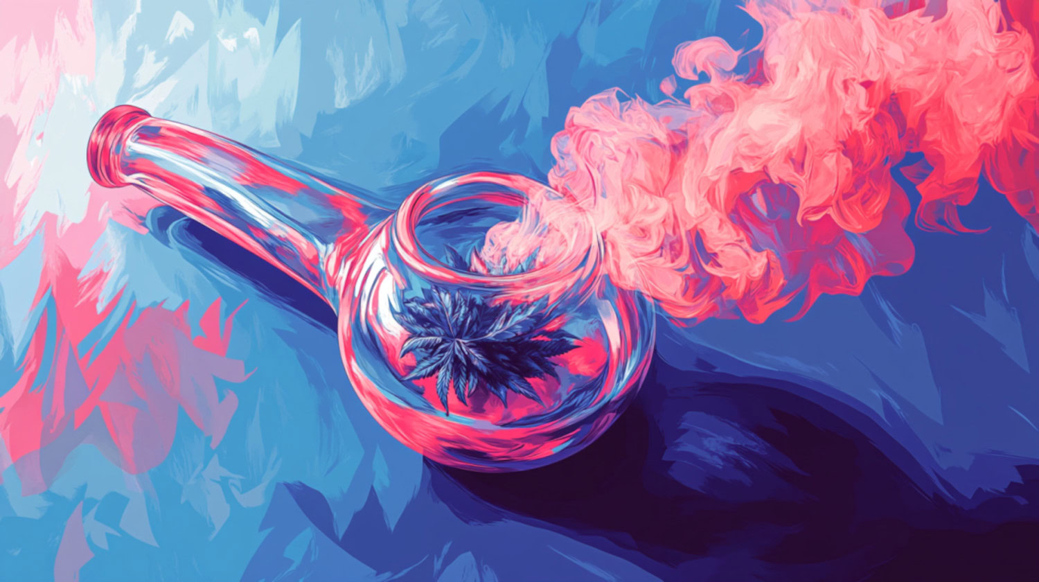 How to clean a glass pipe