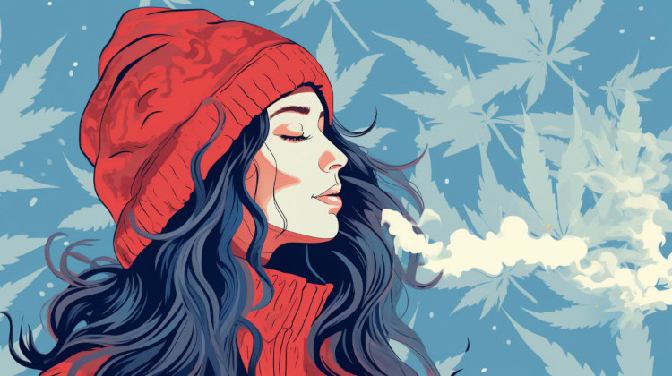 How does THC-induced hypothermia feel?