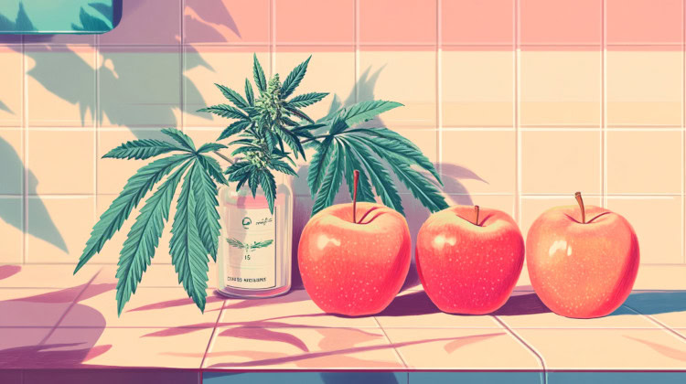 Alternatives to smoking out of an apple