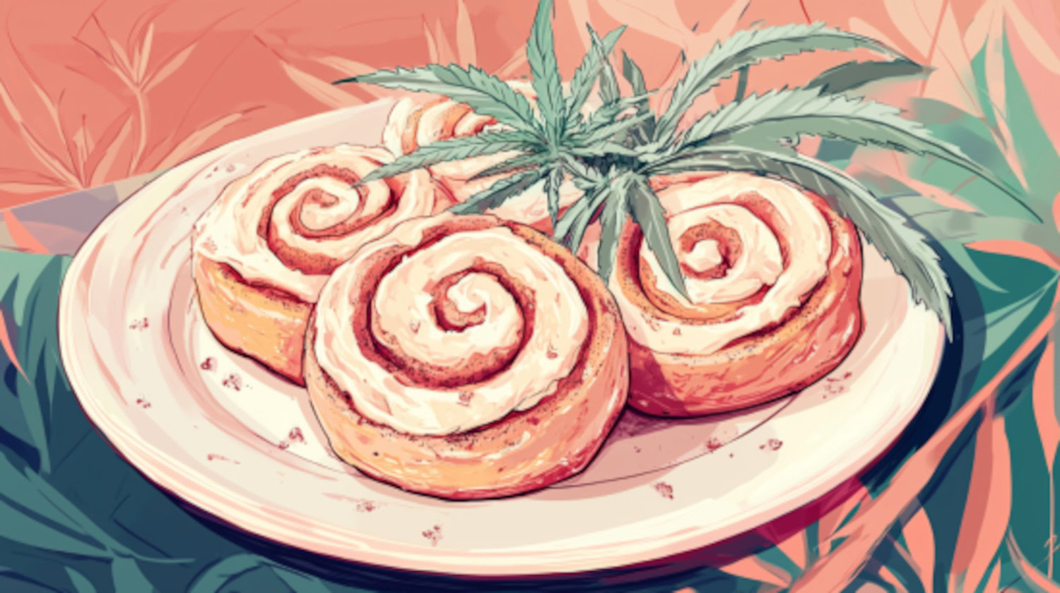 Cannabis Infused Cinnamon Rolls