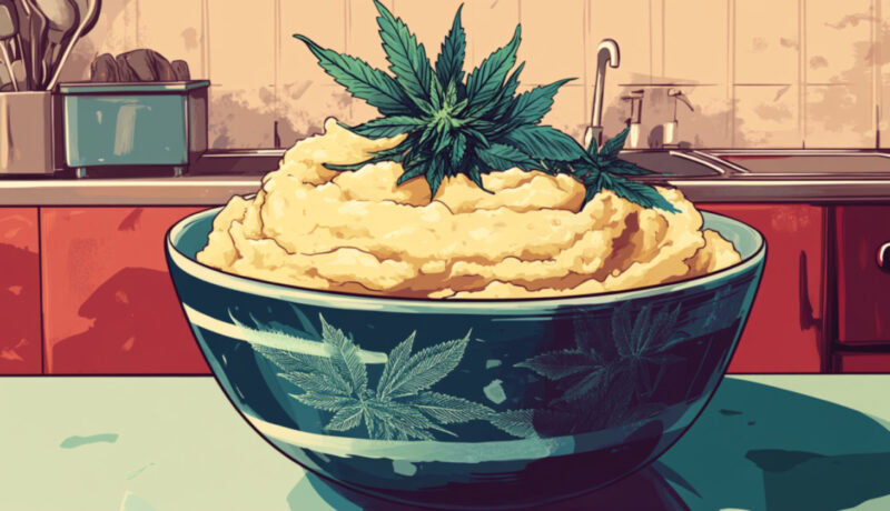 Cannabis Infused Mashed Potatoes
