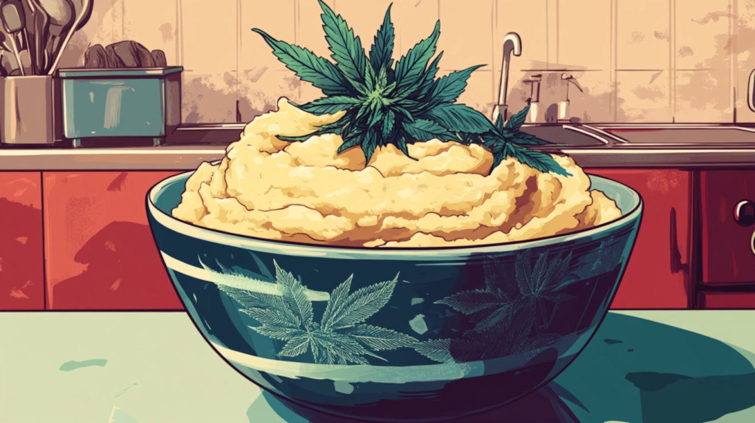 Cannabis Infused Mashed Potatoes