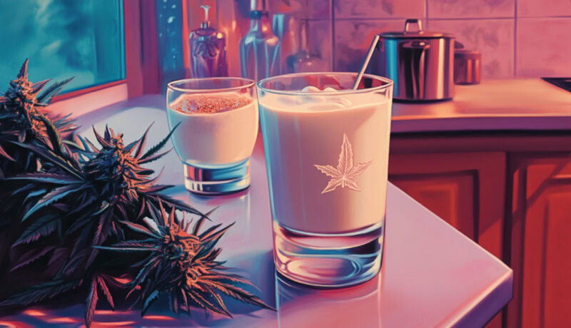 Weed eggnog