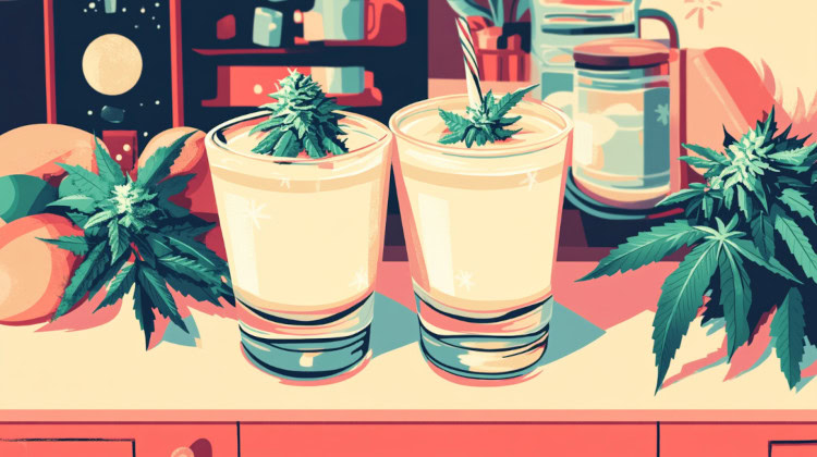 Ingredients for Weed Eggnog