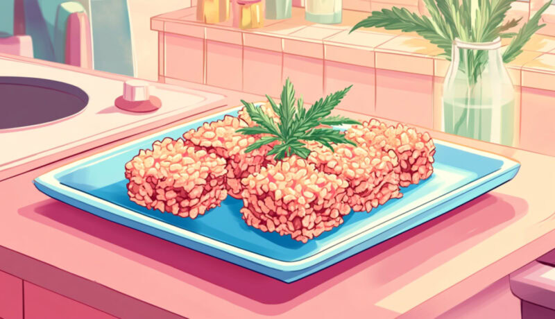 Weed Rice Krispie Treats