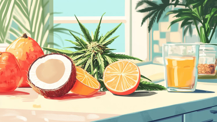 Weed smoothie ingredients