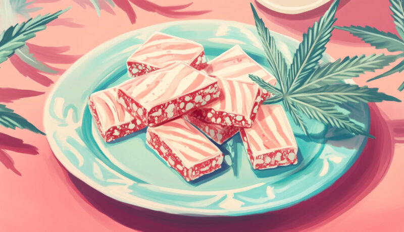 Weed white chocolate peppermint bark recipe