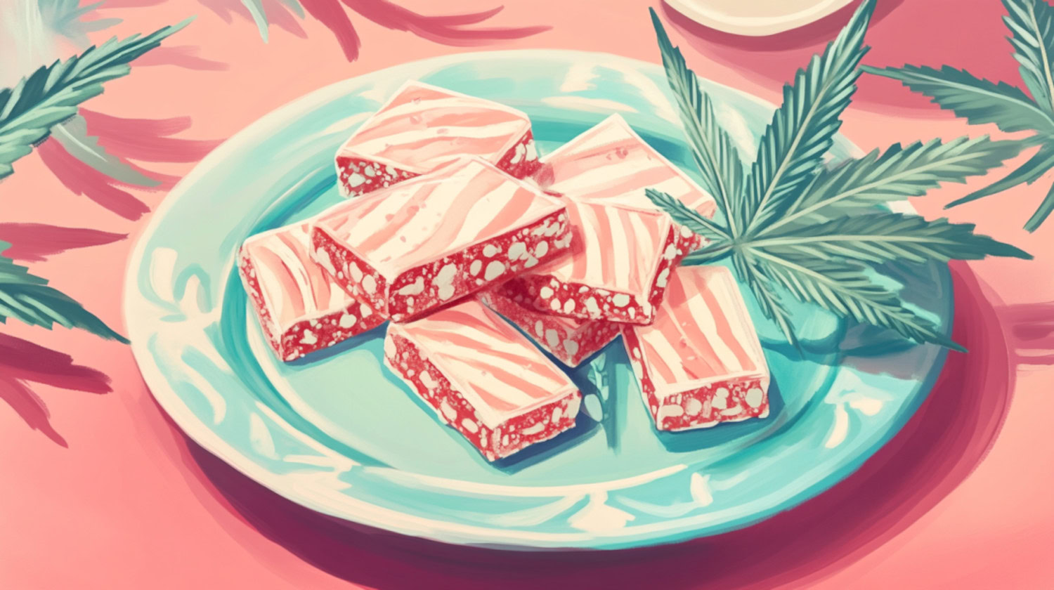 Weed white chocolate peppermint bark recipe