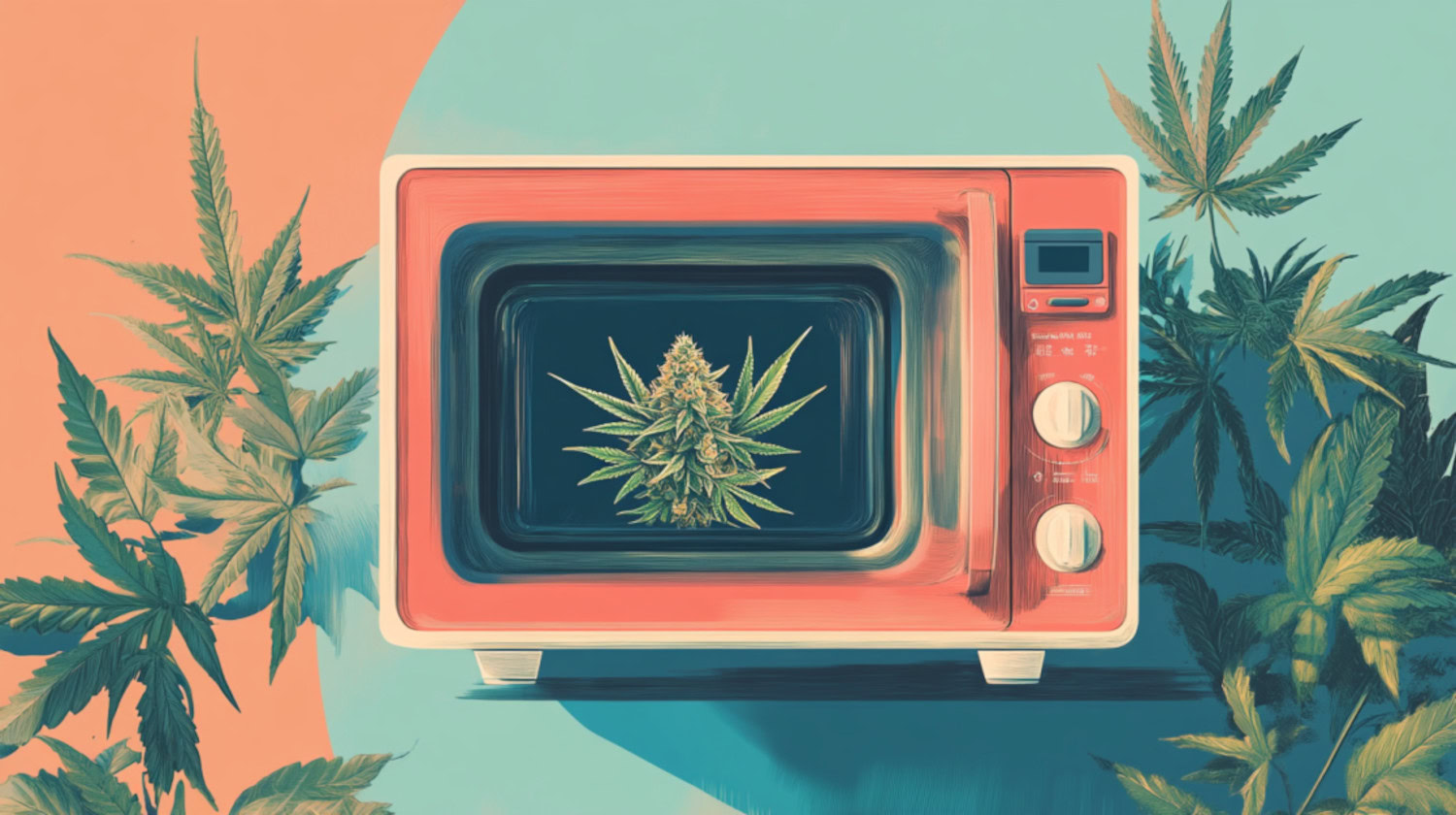 Can you put weed in the microwave?