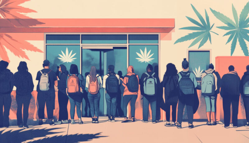 Can you enter a dispensary at 18?