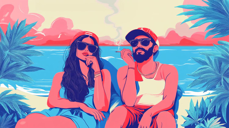 Can you smoke weed on the beach without trouble?