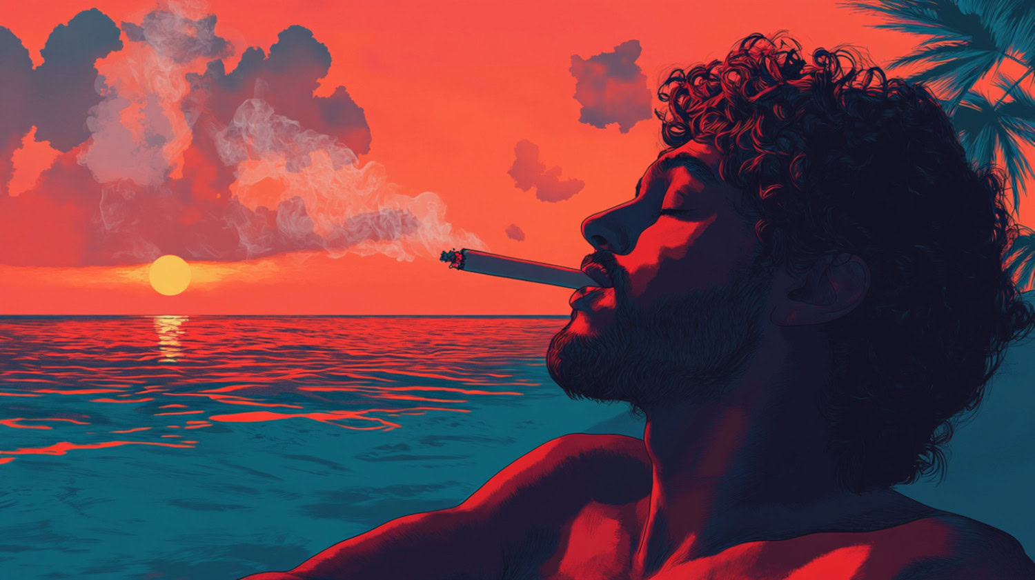 Can you smoke weed at the beach?