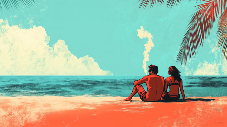 Is vaping better than smoking on the beach?