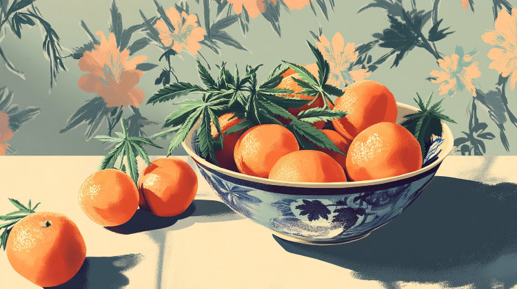 Top terpenes in a Tangie strain
