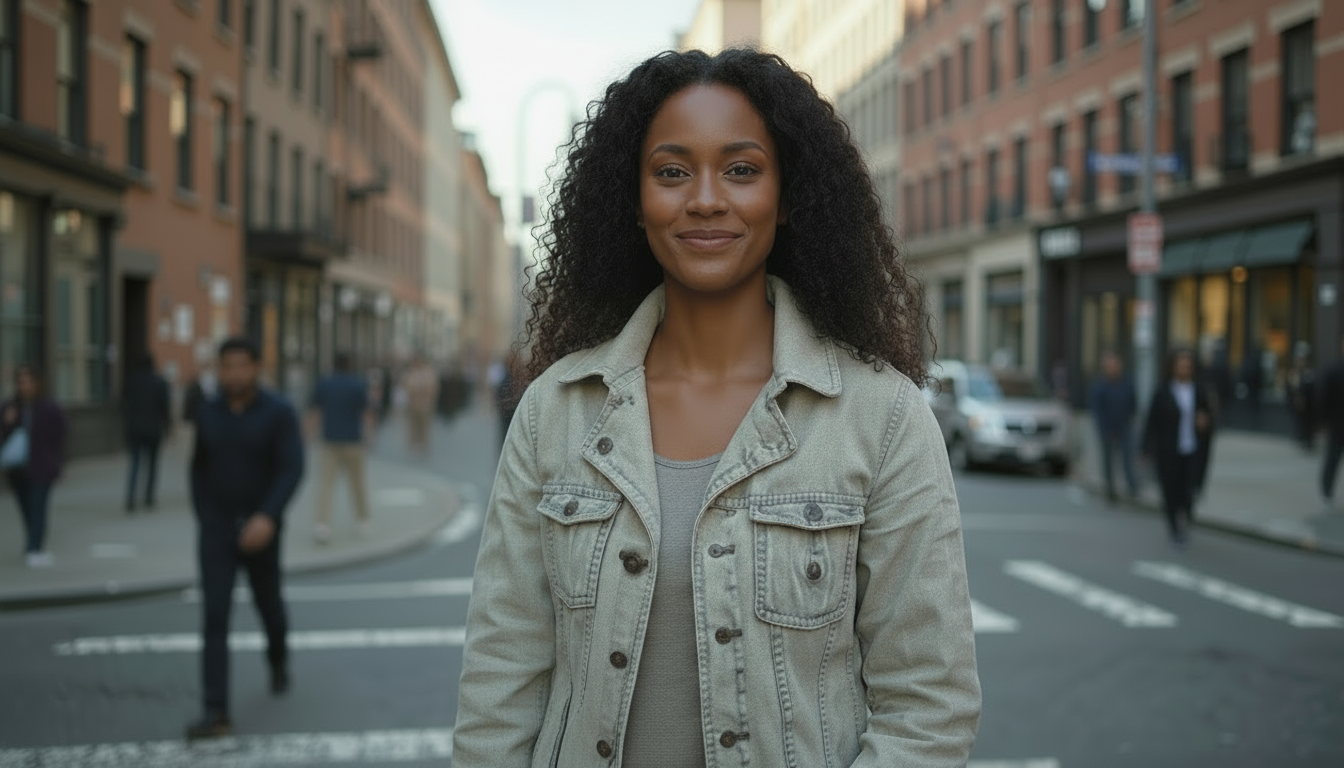new york woman on street, tanya approved for multiple sclerosis