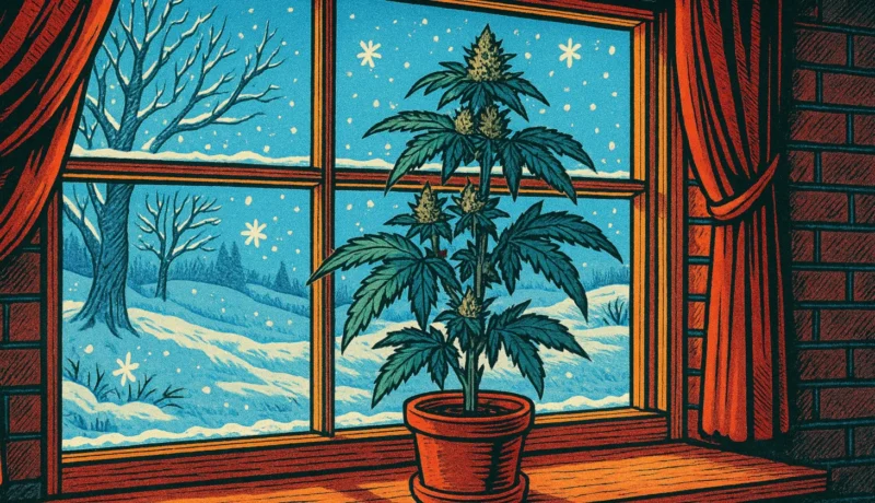 Growing cannabis in winter