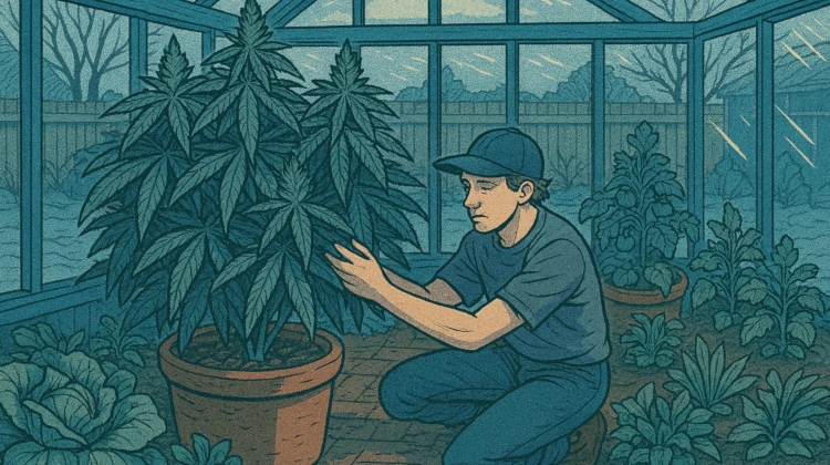 How to grow cannabis outdoors in winter