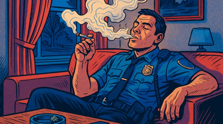 Can cops smoke weed off duty in my state?