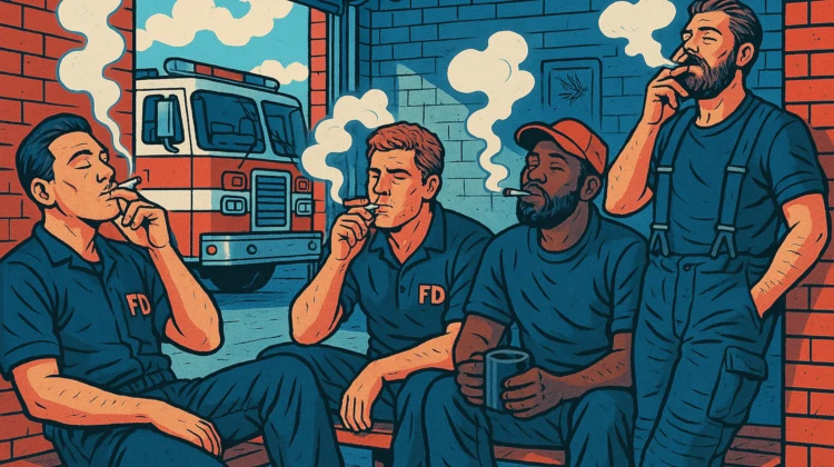 Can firefighters smoke weed?