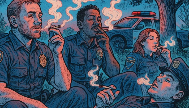 Can cops smoke weed off duty?
