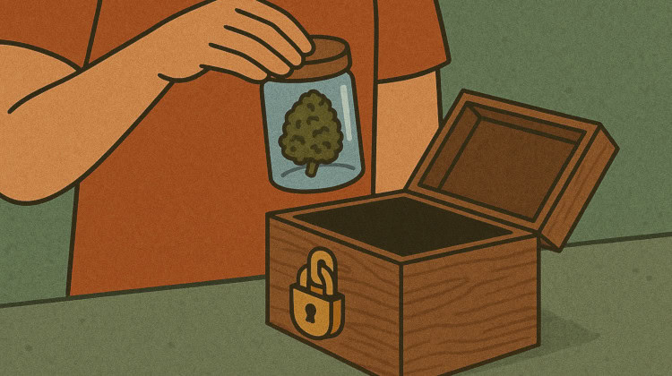 Storing cannabis safely around kids