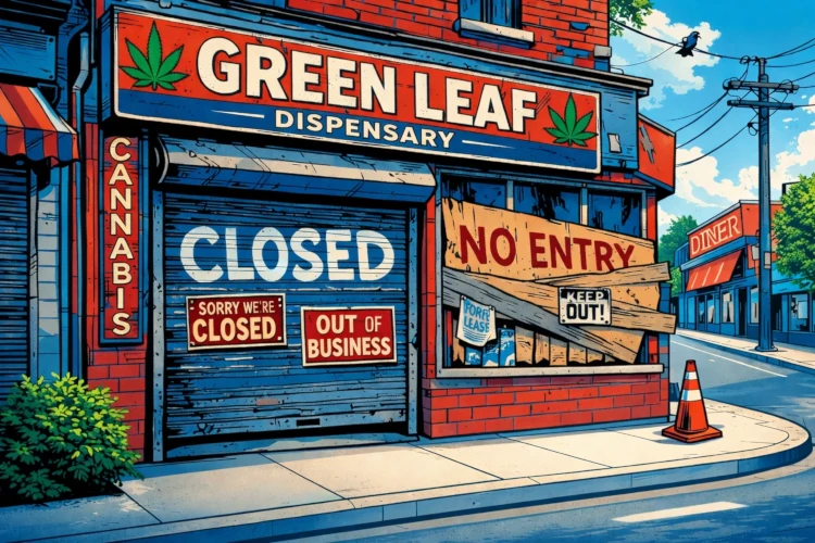 What causes cannabis deserts?